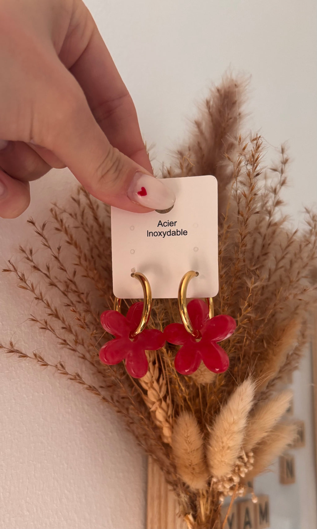 Boucles d’oreilles FLEURS